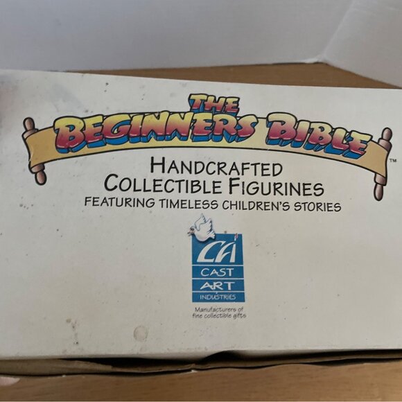 The Beginners Bible Moses Parts The Red Sea Ceramic Collectible Figure 1996 Rare - Picture 11 of 15